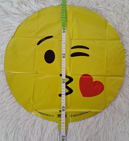 Balon folie Emoji Kiss / Pupic, Sarut 45cm [3]