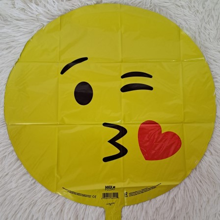Balon folie Emoji Kiss / Pupic, Sarut 45cm [2]