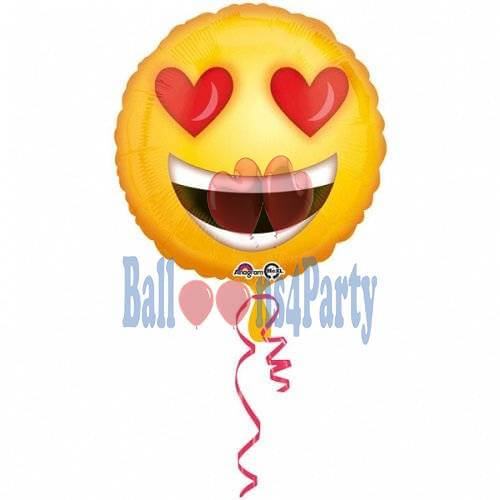 Balon folie Emoji Love / Indragostit 45cm [1]
