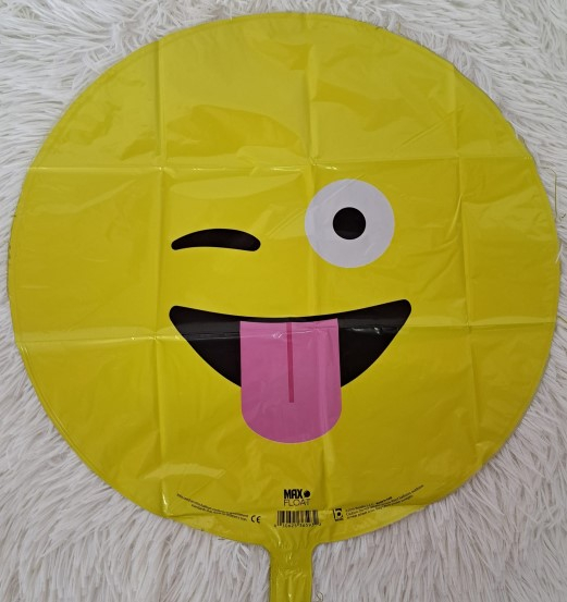Balon folie Emoji scoate limba 45cm [2]
