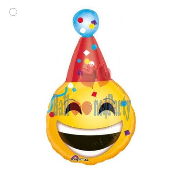 Balon folie emojie cu coif 35 * 63 cm [1]