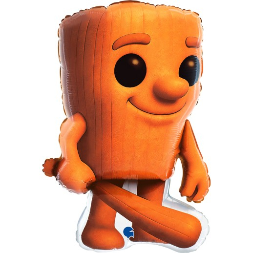 Balon folie figurina Brainrot Tung Tung Sahur 61 cm [1]