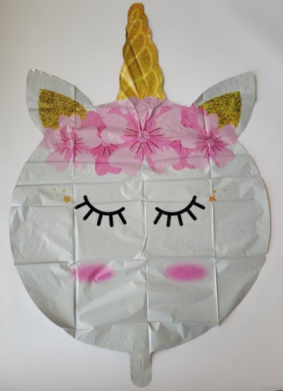 Balon folie figurina cap unicorn 60 cm [2]