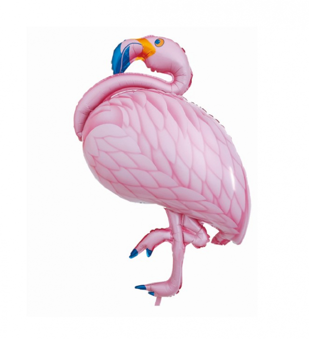 Balon folie flamingo 90 cm roz