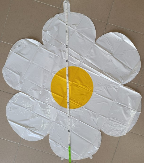 Balon folie floare margareta 110 x 97 cm [2]