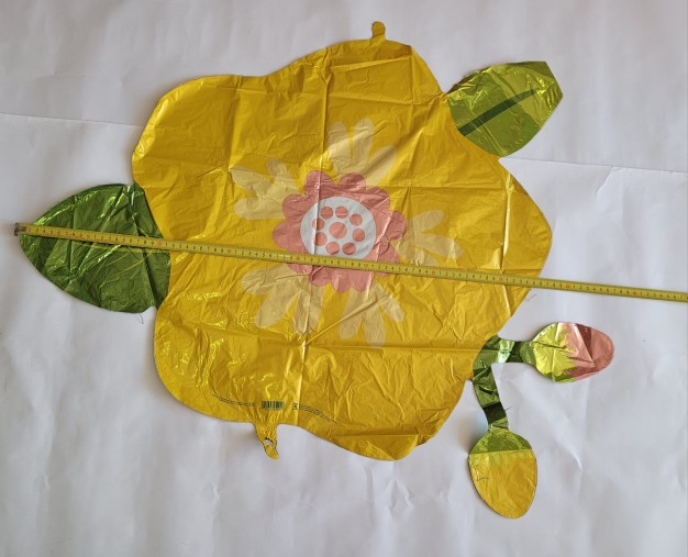 Balon folie floare galbena 86 cm [3]