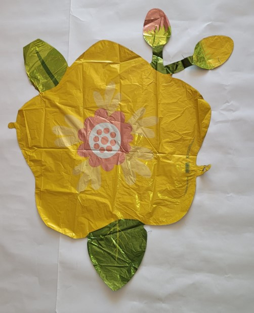 Balon folie floare galbena 86 cm [2]