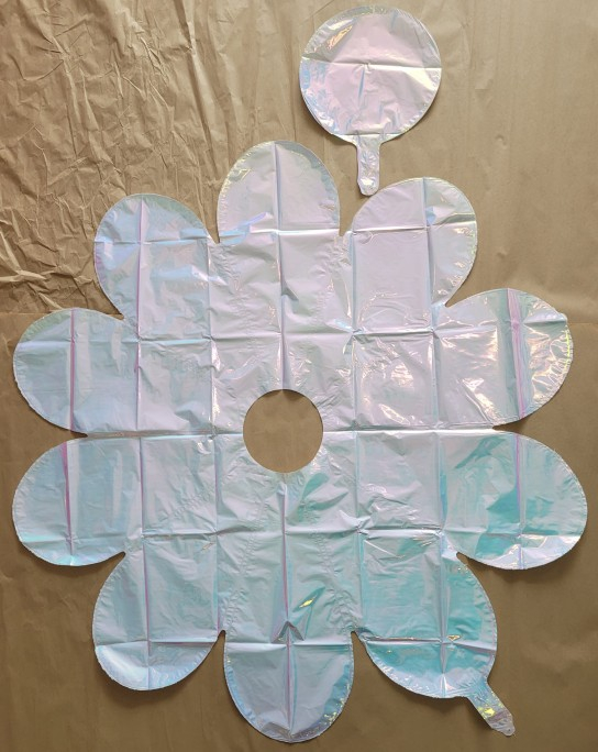 Balon folie floare holograma margareta 100 cm [3]