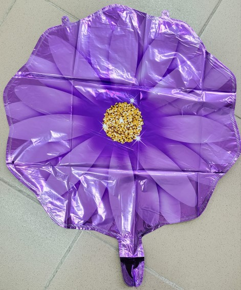 Balon folie floare mov 44 x 53 cm [2]