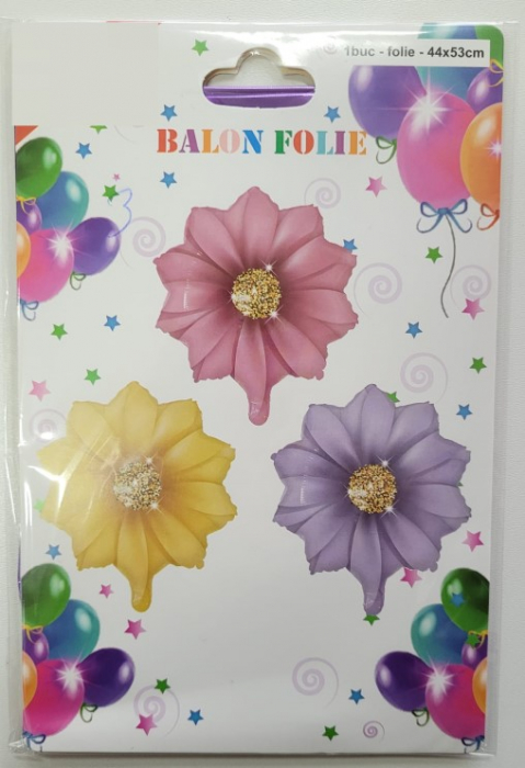 Balon folie floare mov 44 x 53 cm [3]