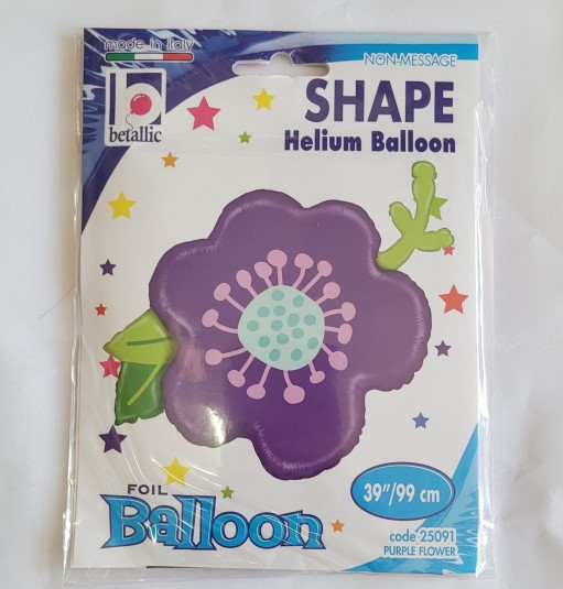 Balon folie floare mov 99 cm [4]
