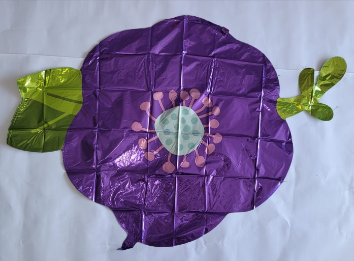 Balon folie floare mov 99 cm [2]