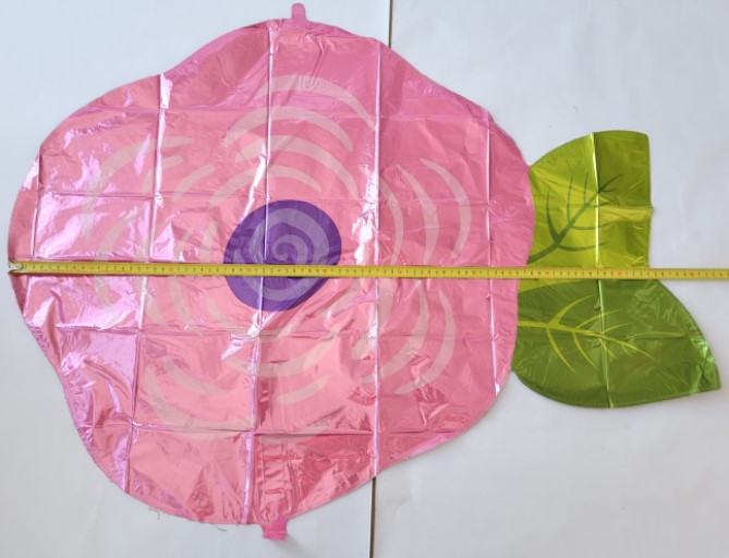 Balon folie floare roz 94 cm [3]