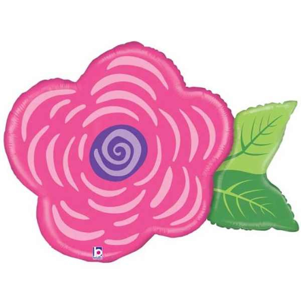 Balon folie floare roz 94 cm [1]