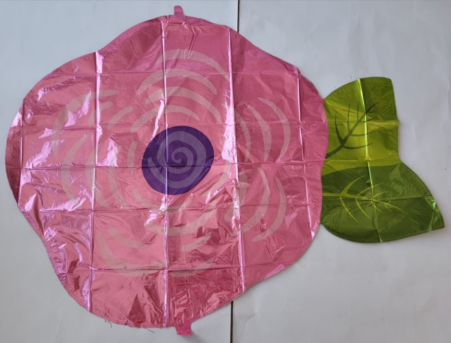 Balon folie floare roz 94 cm [2]