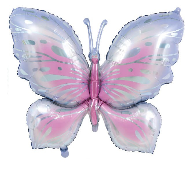 Balon folie fluture holograma 100 x 74 cm [1]
