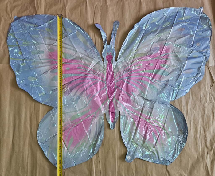 Balon folie fluture holograma 100 x 74 cm [4]