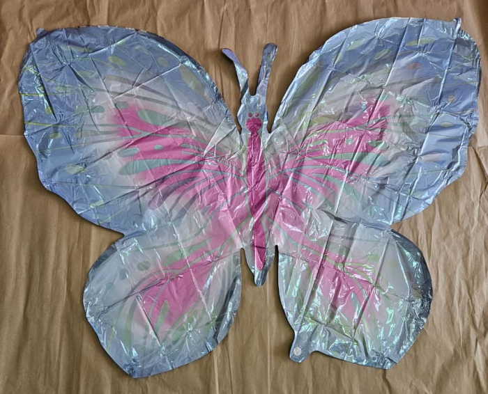 Balon folie fluture holograma 100 x 74 cm [2]
