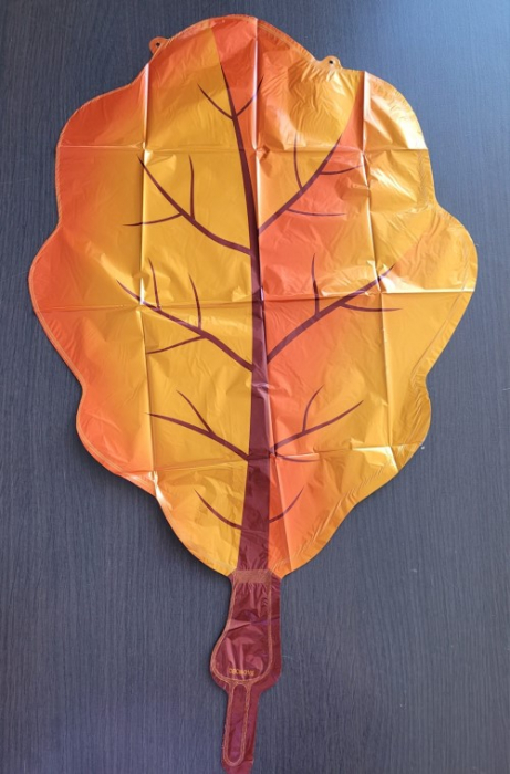 Balon folie frunza toamna ruginie 53 x 40 cm [3]