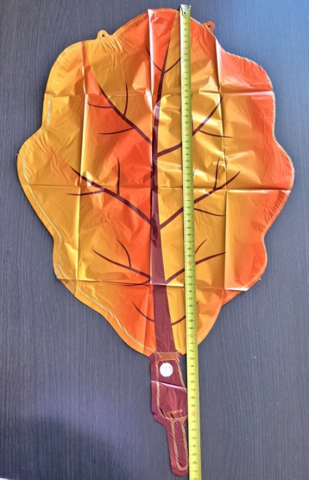 Balon folie frunza toamna ruginie 53 x 40 cm [2]