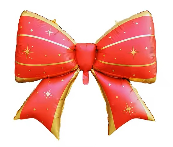 Balon folie funda rosu cu auriu 90 x 70 cm [1]