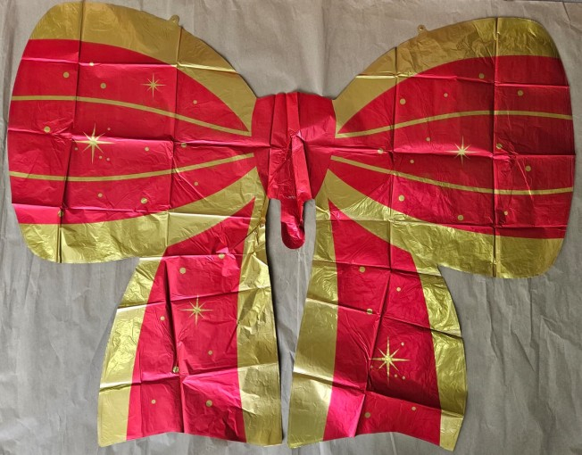 Balon folie funda rosu cu auriu 90 x 70 cm [4]