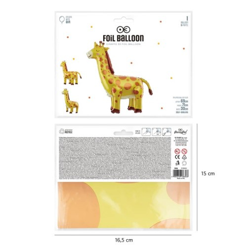 Balon folie Girafa 3D 71 cm [12]
