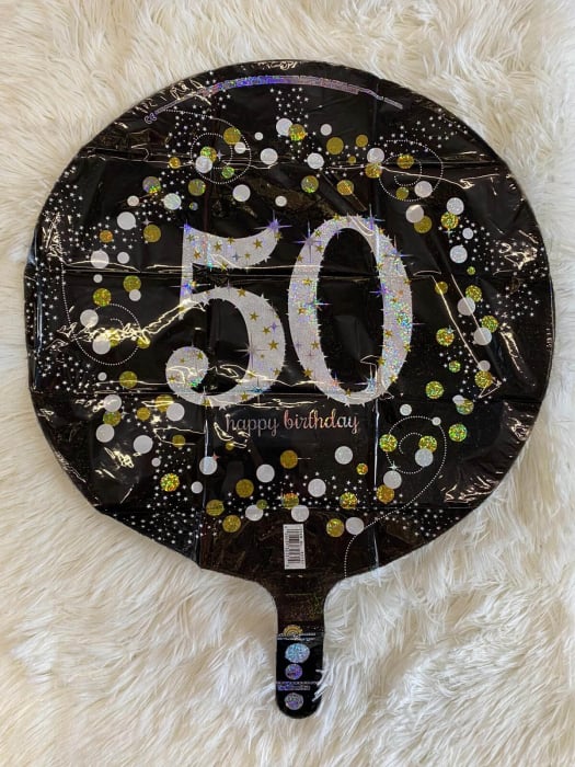 Balon folie Happy Birthday 50 ani 43 cm [2]