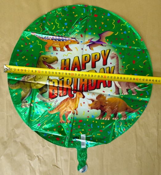 Balon folie Happy Birthday dinozauri 46 cm [2]