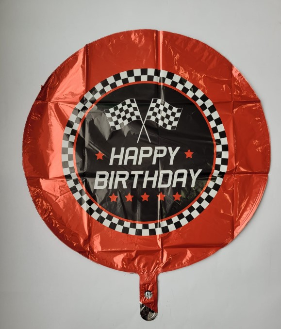 Balon Folie Rotund Steag Curse Masini HB, 46 cm, 26121P [2]