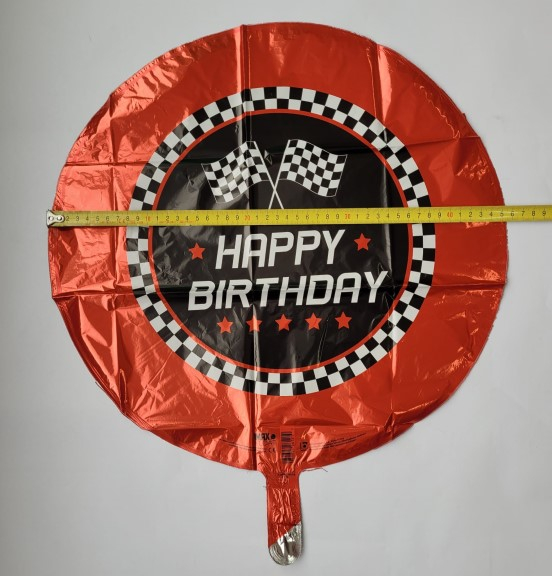 Balon Folie Rotund Steag Curse Masini HB, 46 cm, 26121P [4]