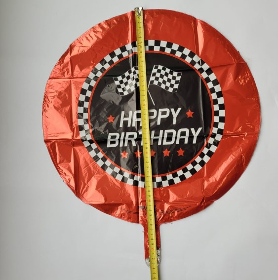 Balon Folie Rotund Steag Curse Masini HB, 46 cm, 26121P [3]