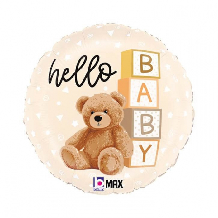 Balon folie Hello Baby ursulet 46 cm [1]