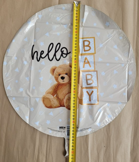 Balon folie Hello Baby ursulet 46 cm [3]