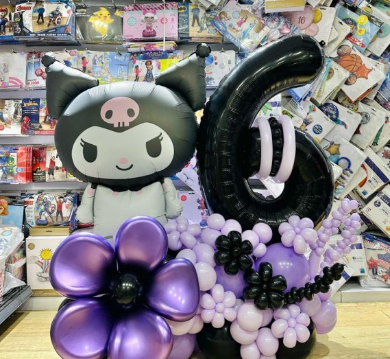 Balon folie Hello Kitty Kuromi 75 cm [5]