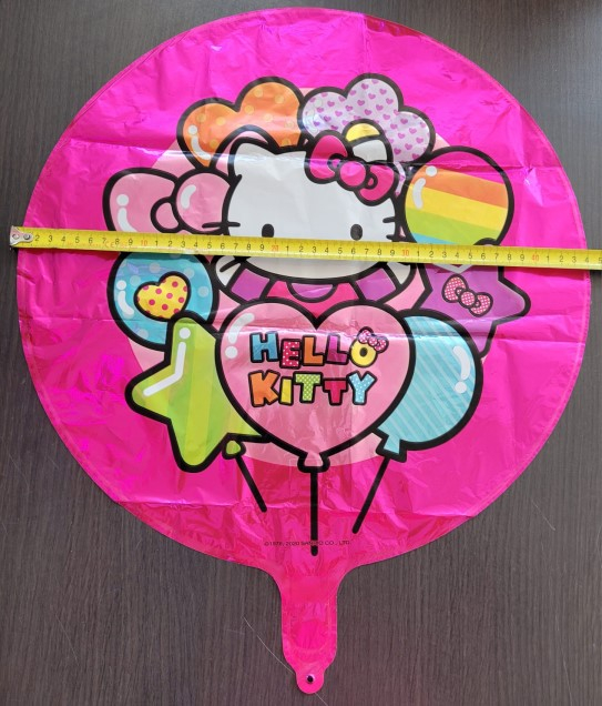 Balon folie Pisica Hello Kitty Rainbow Happy Birthday 43cm [5]