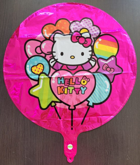 Balon folie Pisica Hello Kitty Rainbow Happy Birthday 43cm [3]
