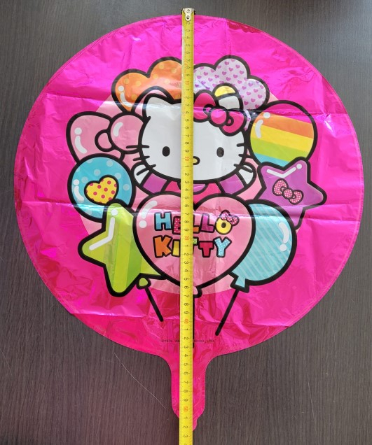 Balon folie Pisica Hello Kitty Rainbow Happy Birthday 43cm [4]