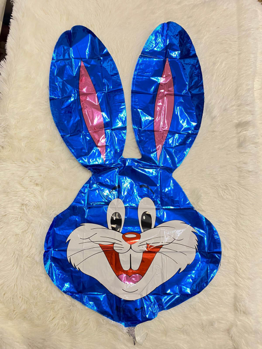 Balon folie iepure albastru Bunny 90 cm [2]