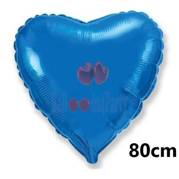 Balon folie Inima albastra 80cm [1]