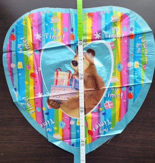 Balon Folie Inima Masha si Ursul Cadouri, 46 cm, L18034 [4]