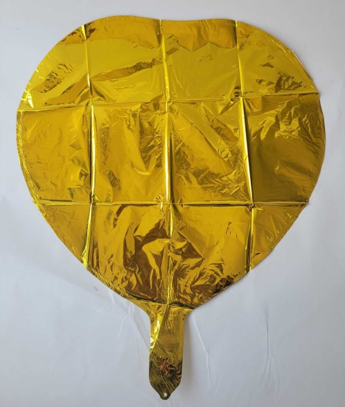 Balon folie inima auriu deschis 45 cm [2]