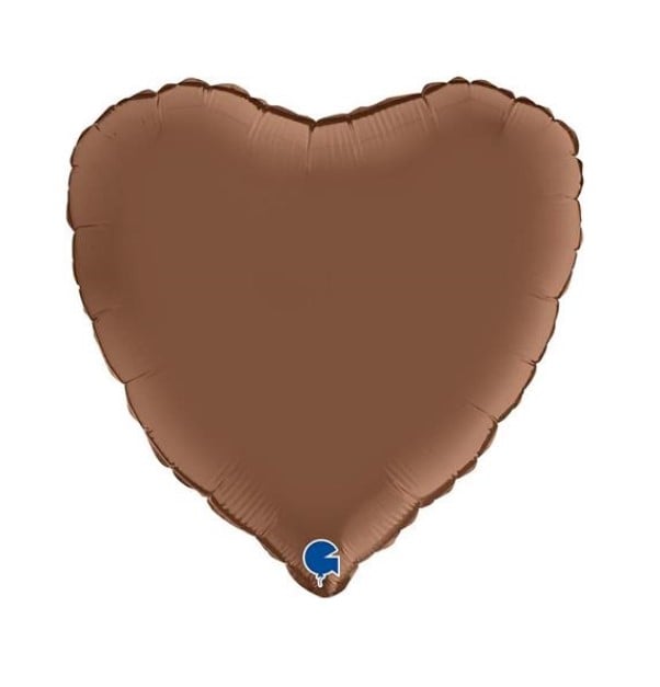 Balon folie inima ciocolata 46 cm