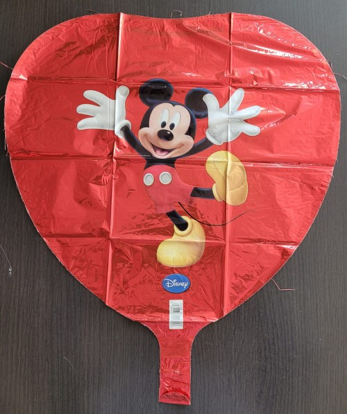 Balon folie inima Mickey Mouse 43 cm [2]