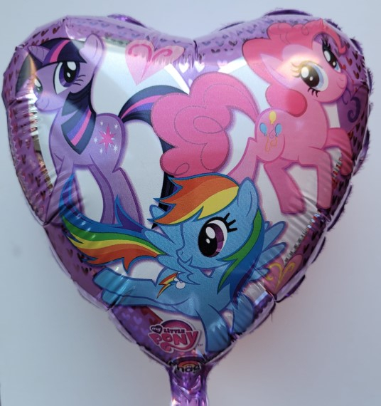 Balon folie inima mini figurina My Little Pony / Poney 22 cm [3]