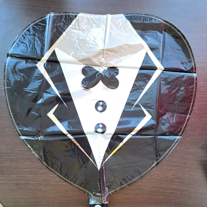 Balon folie inima costum mire nunta 45 cm [3]