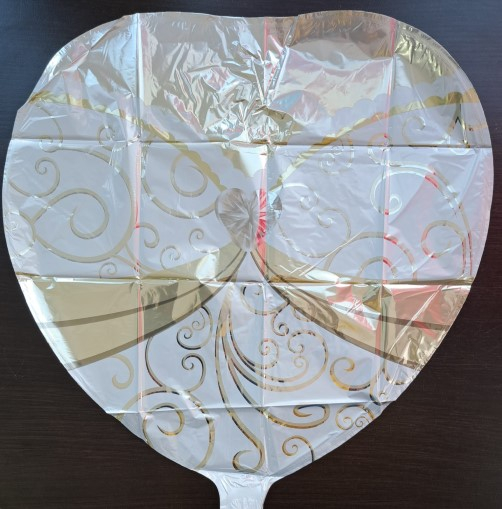 Balon folie inima mireasa nunta 45 cm [3]