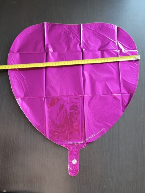 Balon folie inima mov / purple 45 cm [3]