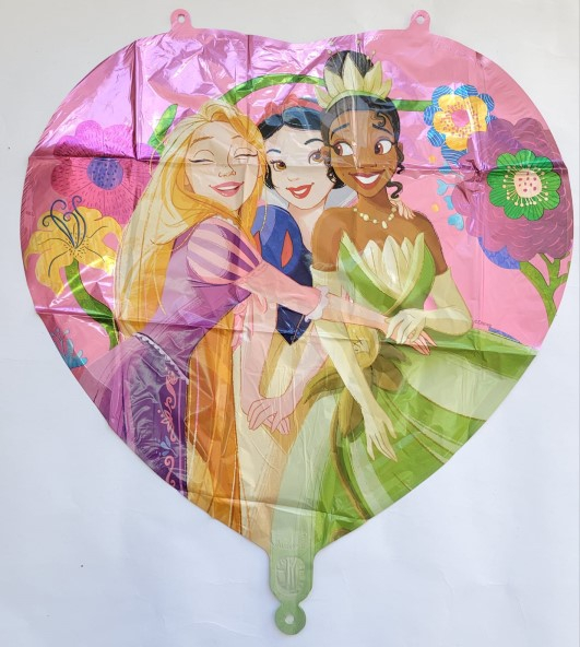 Balon Folie Inima 46cm Printese Disney, 94990 [4]