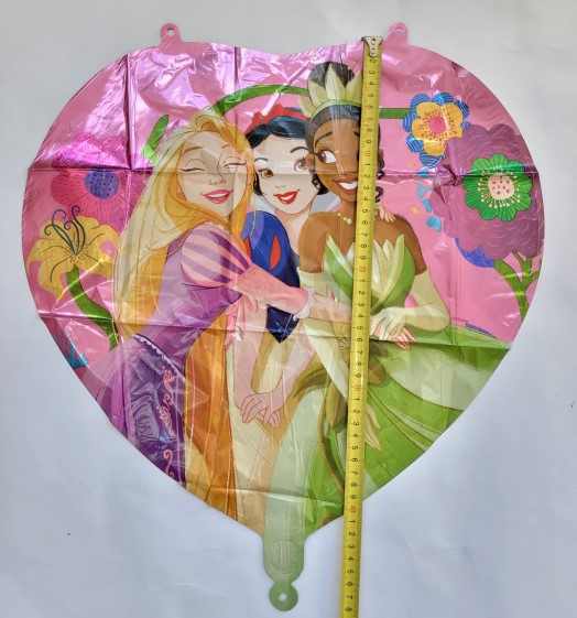 Balon Folie Inima 46cm Printese Disney, 94990 [3]